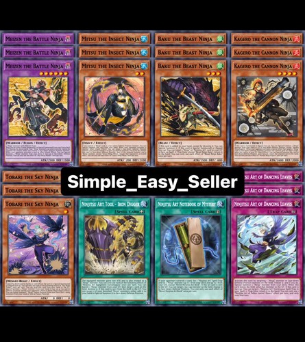 Yugioh ninja 24x carte - yugioh,