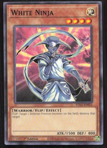 White ninja stax en011 - white,