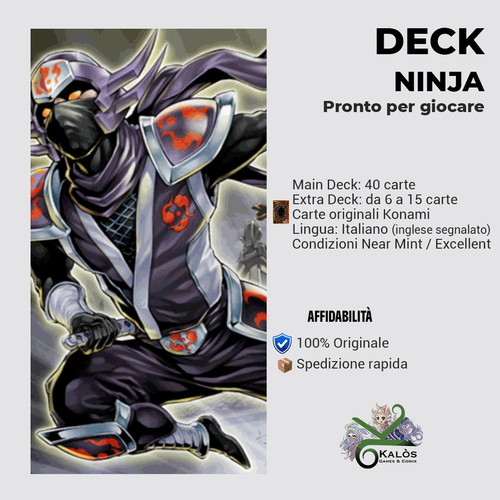 Yugioh mazzo deck ninja - yugioh!,